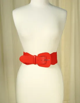 Red Pinup Cinch Belt
