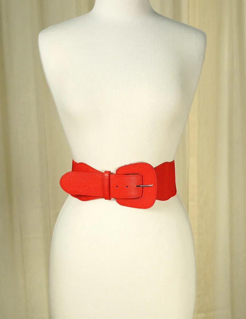 Red Pinup Cinch Belt