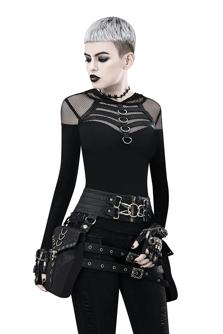 Retro Gothic Vintage Motorcycle Bag Steampunk Waist Leg Bags
