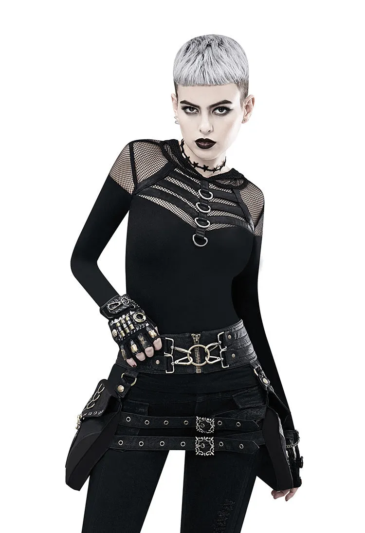 Retro Gothic Vintage Motorcycle Bag Steampunk Waist Leg Bags