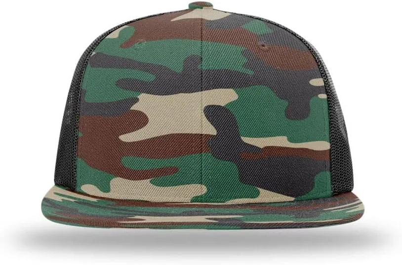 Richardson 511 Wool Blend Flatbill Trucker Caps | Blank Trucker Hats | OSFM