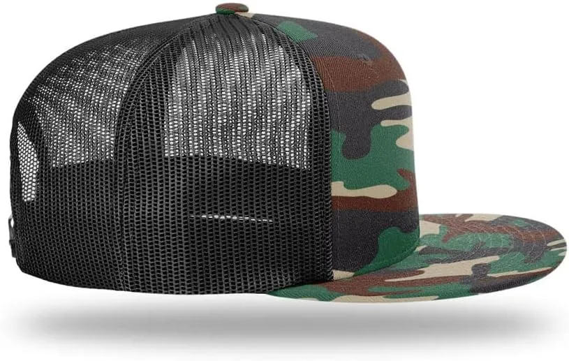 Richardson 511 Wool Blend Flatbill Trucker Caps | Blank Trucker Hats | OSFM