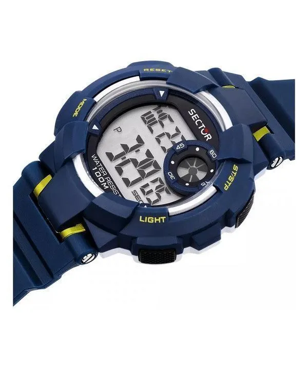 Sector EX-36 Digital Black Dial Quartz R3251283002 100M Mens Watch