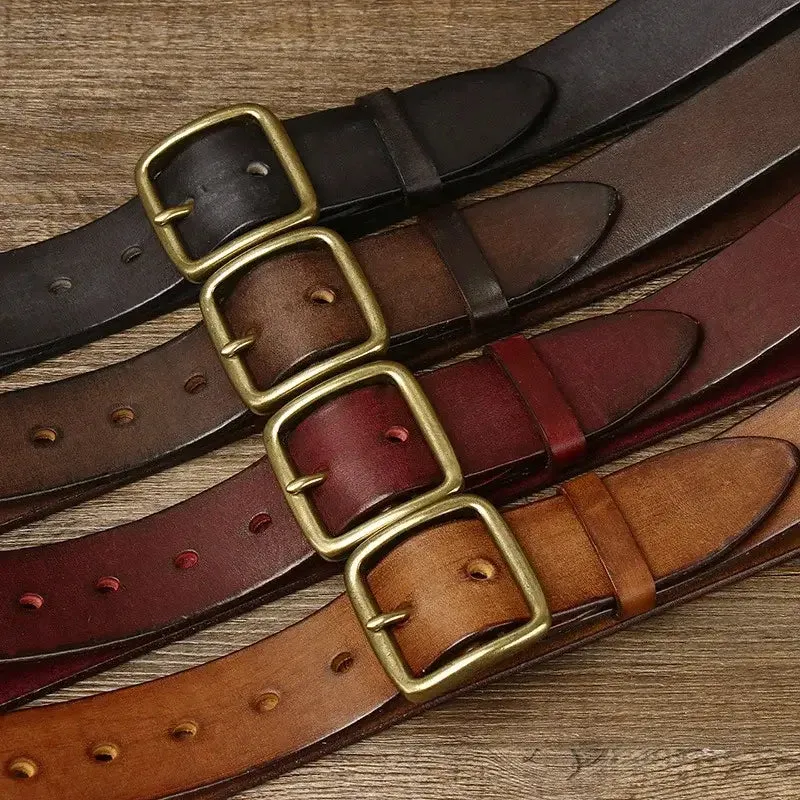 Square Legacy Leather Belt