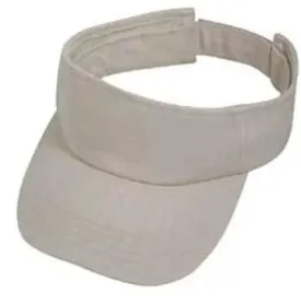 Sun Visor CT4920 Headware 100% Cotton Velcro Visor