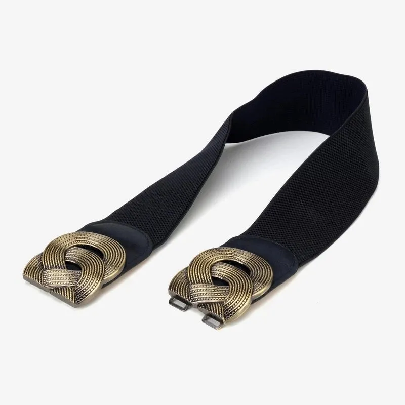 Wide Elastic retro Belt