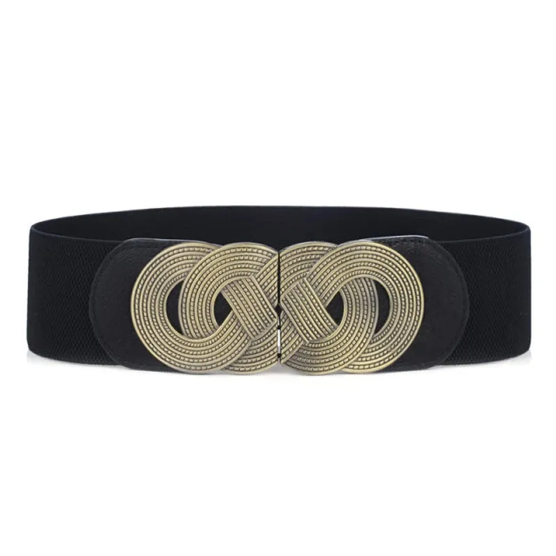 Wide Elastic retro Belt