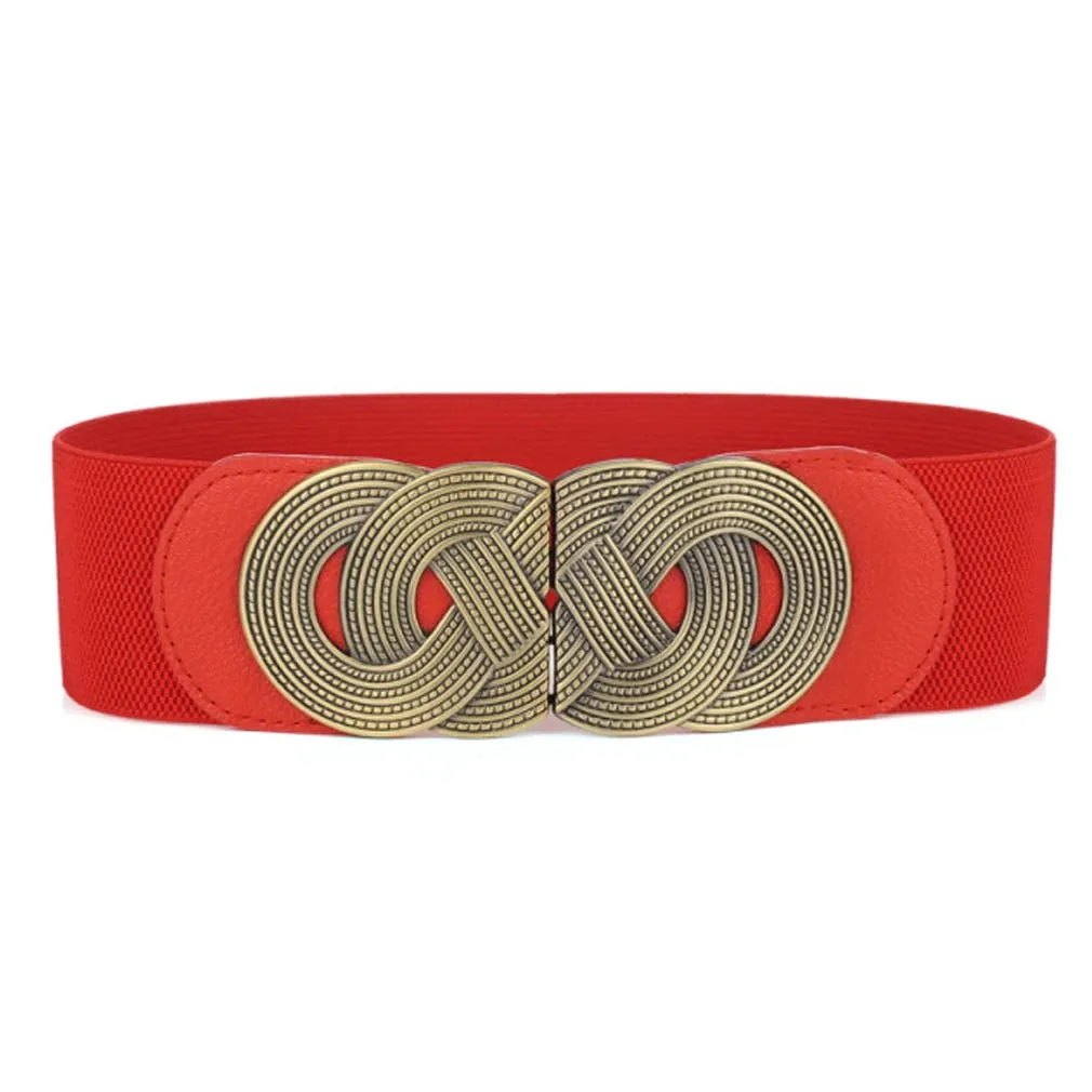 Wide Elastic retro Belt