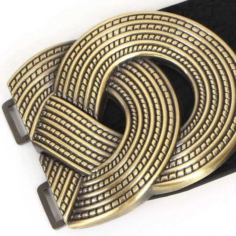 Wide Elastic retro Belt