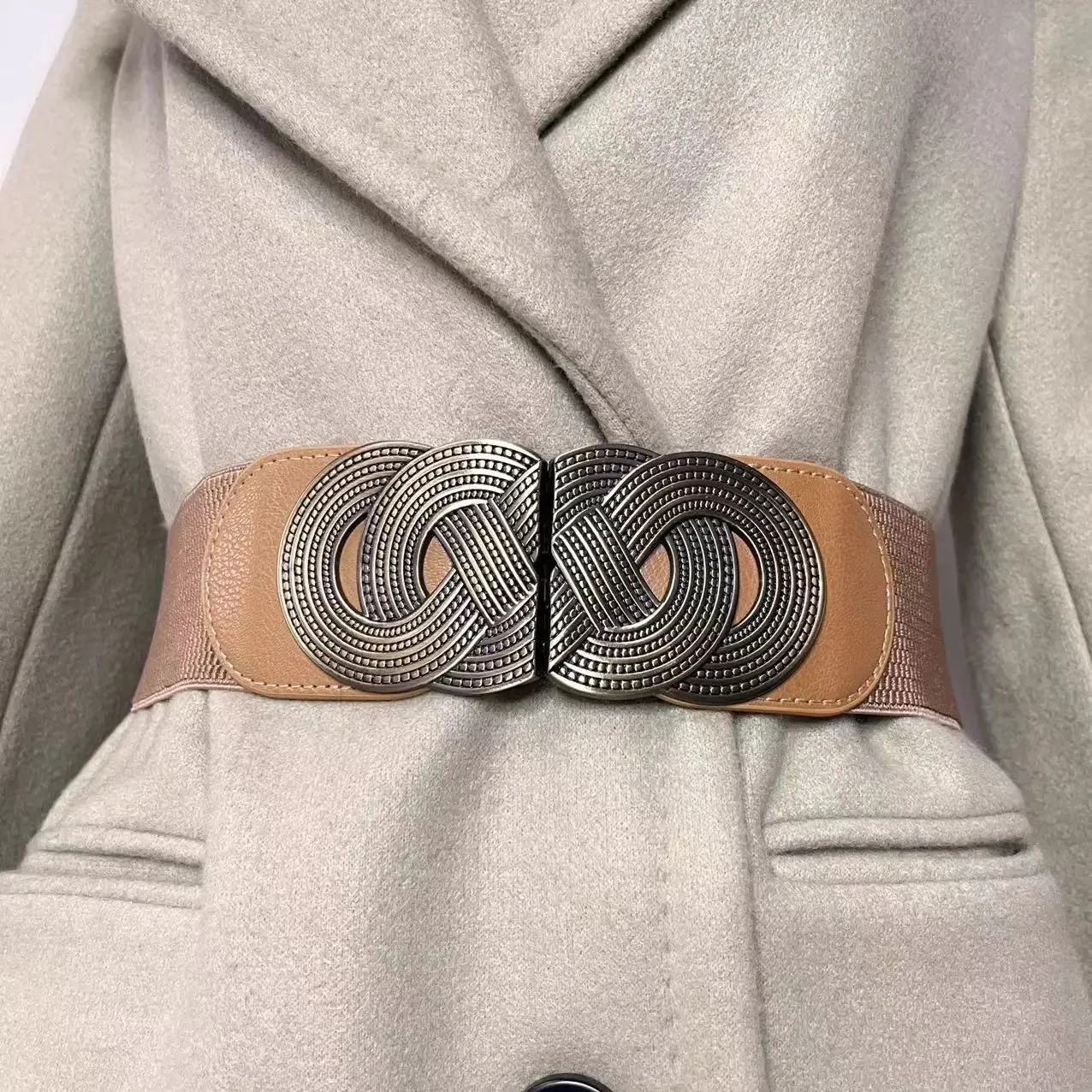 Wide Elastic retro Belt