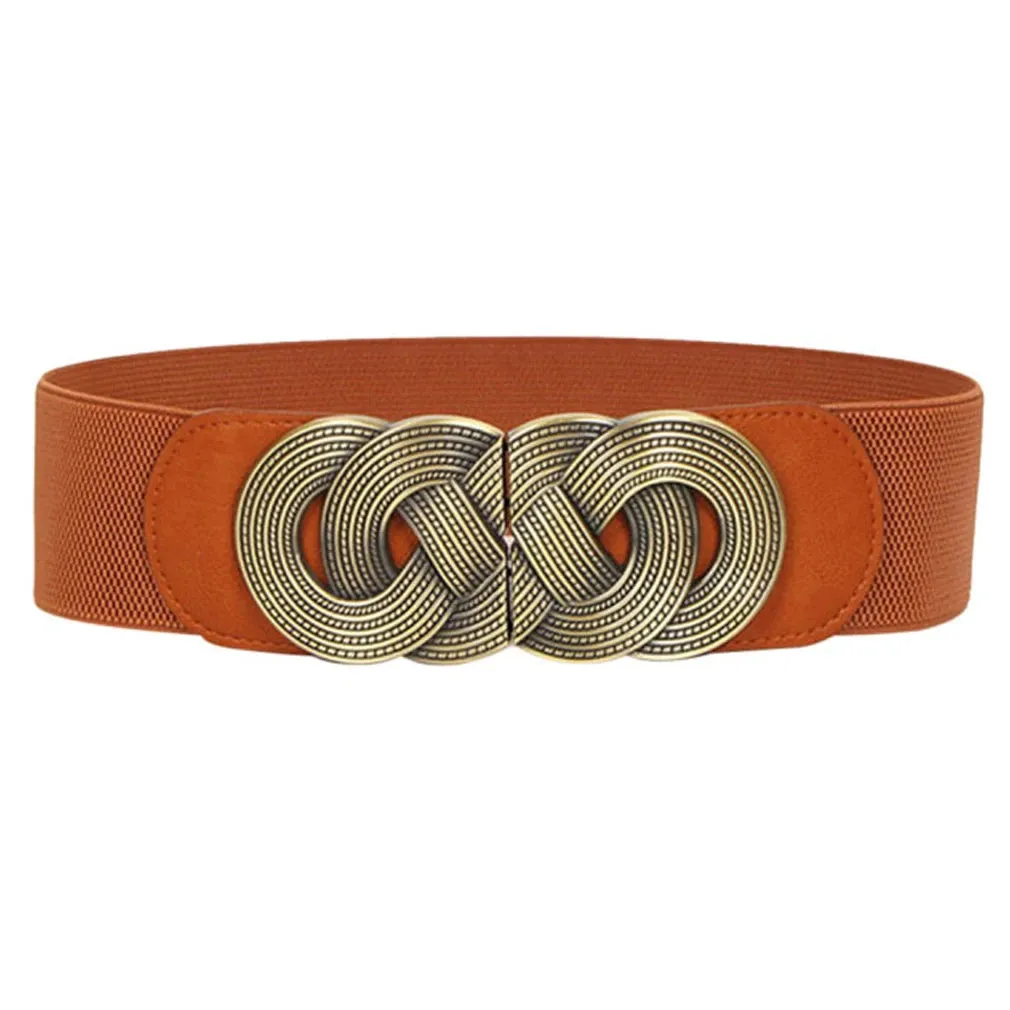 Wide Elastic retro Belt
