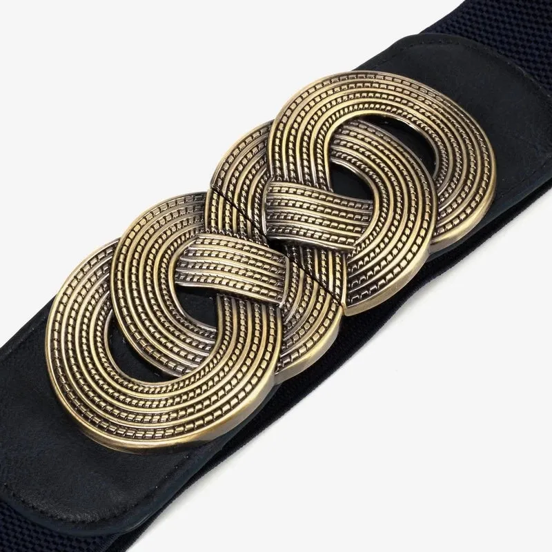Wide Elastic retro Belt