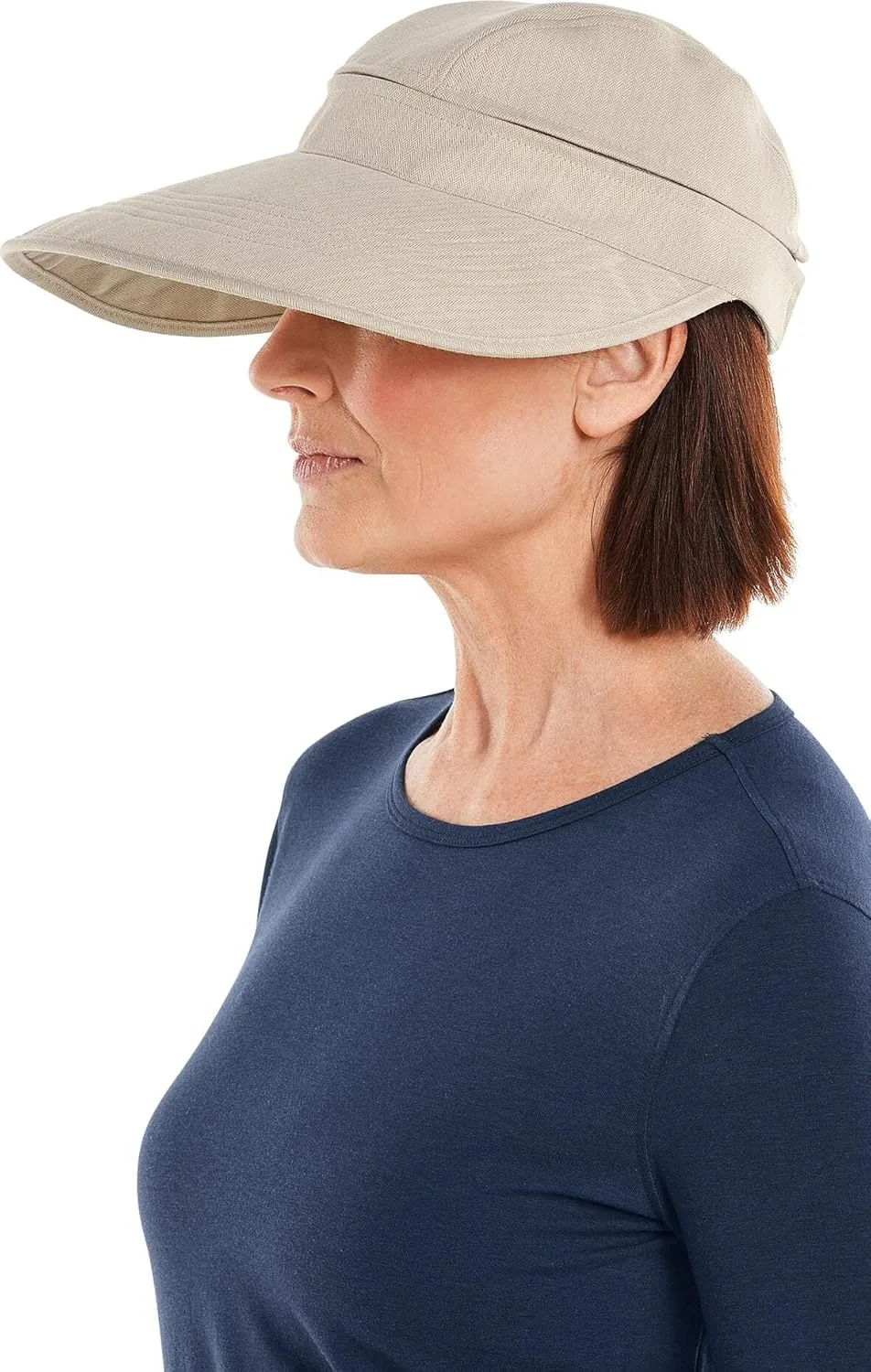 Women's Zip-Off Sun Visor - UPF 50 Sun Protection - Sporty and Travel-Ready - Bel Aire (One Size)