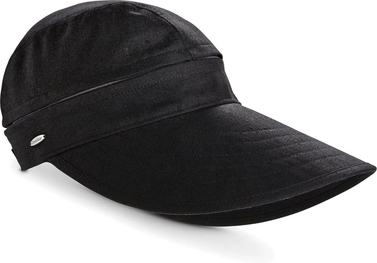 Women's Zip-Off Sun Visor - UPF 50 Sun Protection - Sporty and Travel-Ready - Bel Aire (One Size)