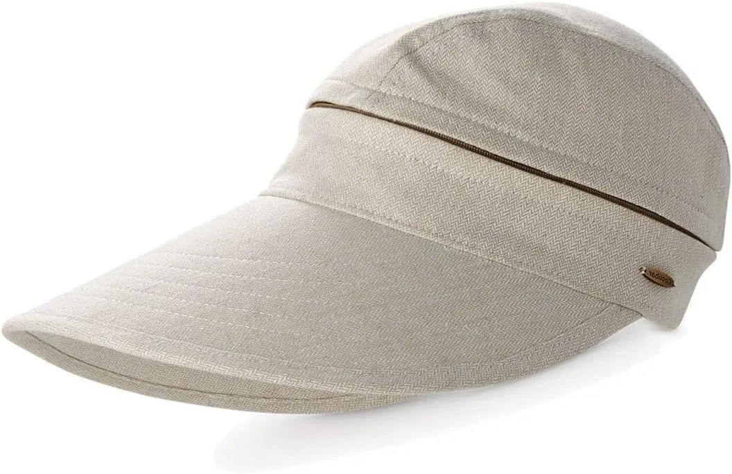 Women's Zip-Off Sun Visor - UPF 50 Sun Protection - Sporty and Travel-Ready - Bel Aire (One Size)