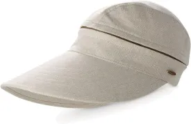 Women's Zip-Off Sun Visor - UPF 50 Sun Protection - Sporty and Travel-Ready - Bel Aire (One Size)